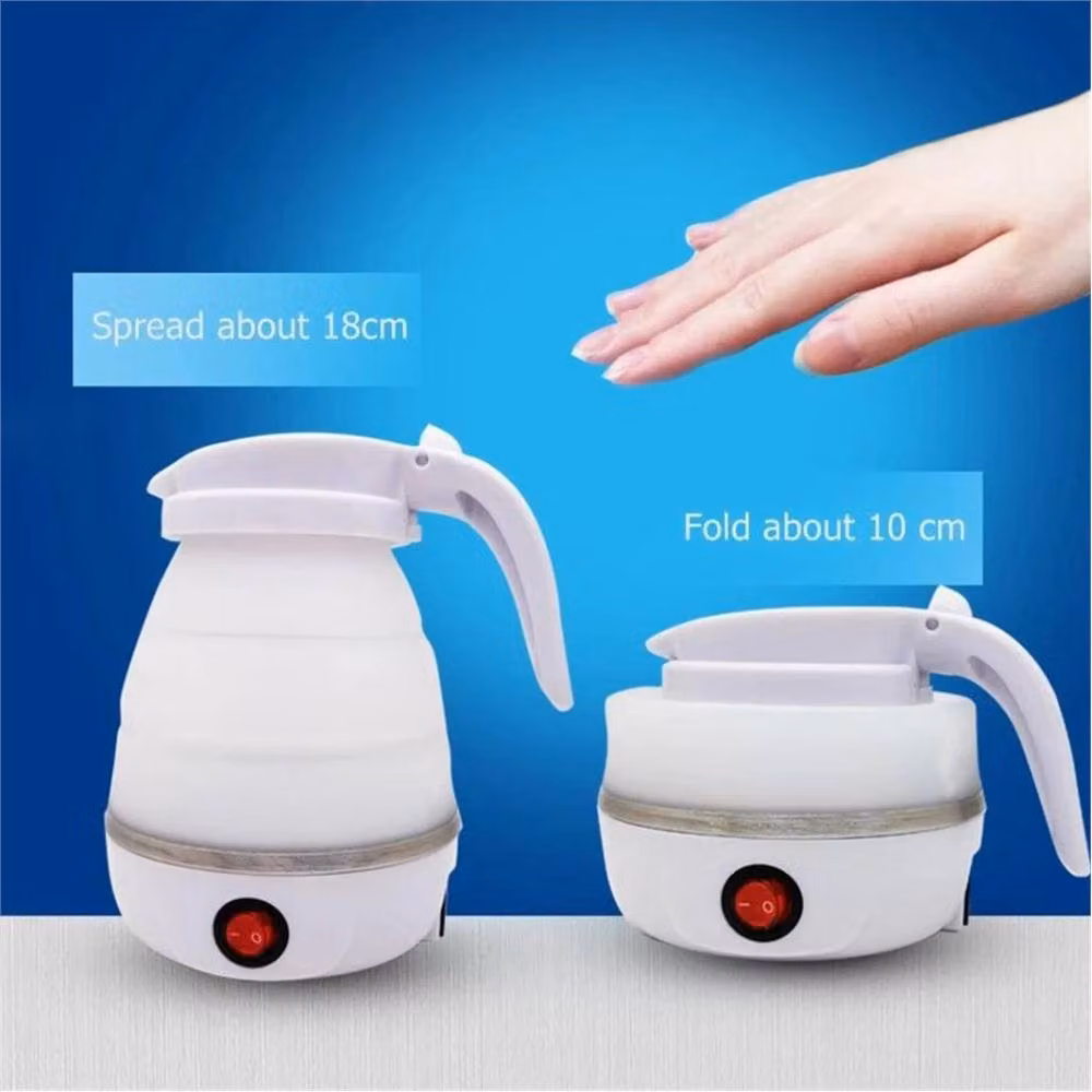 Nordara White Folding Electric Travel Kettle in Silicone and Stainless Steel – 2