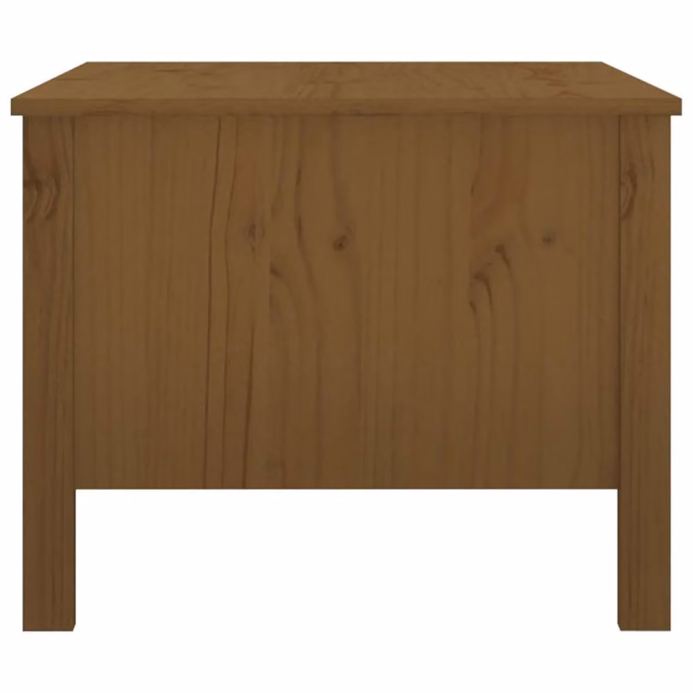 Berkfield Home Beautiful Coffee Table in Honey Brown Solid Pine Wood, W/D/H: 100 x 50 x 40 cm – 3