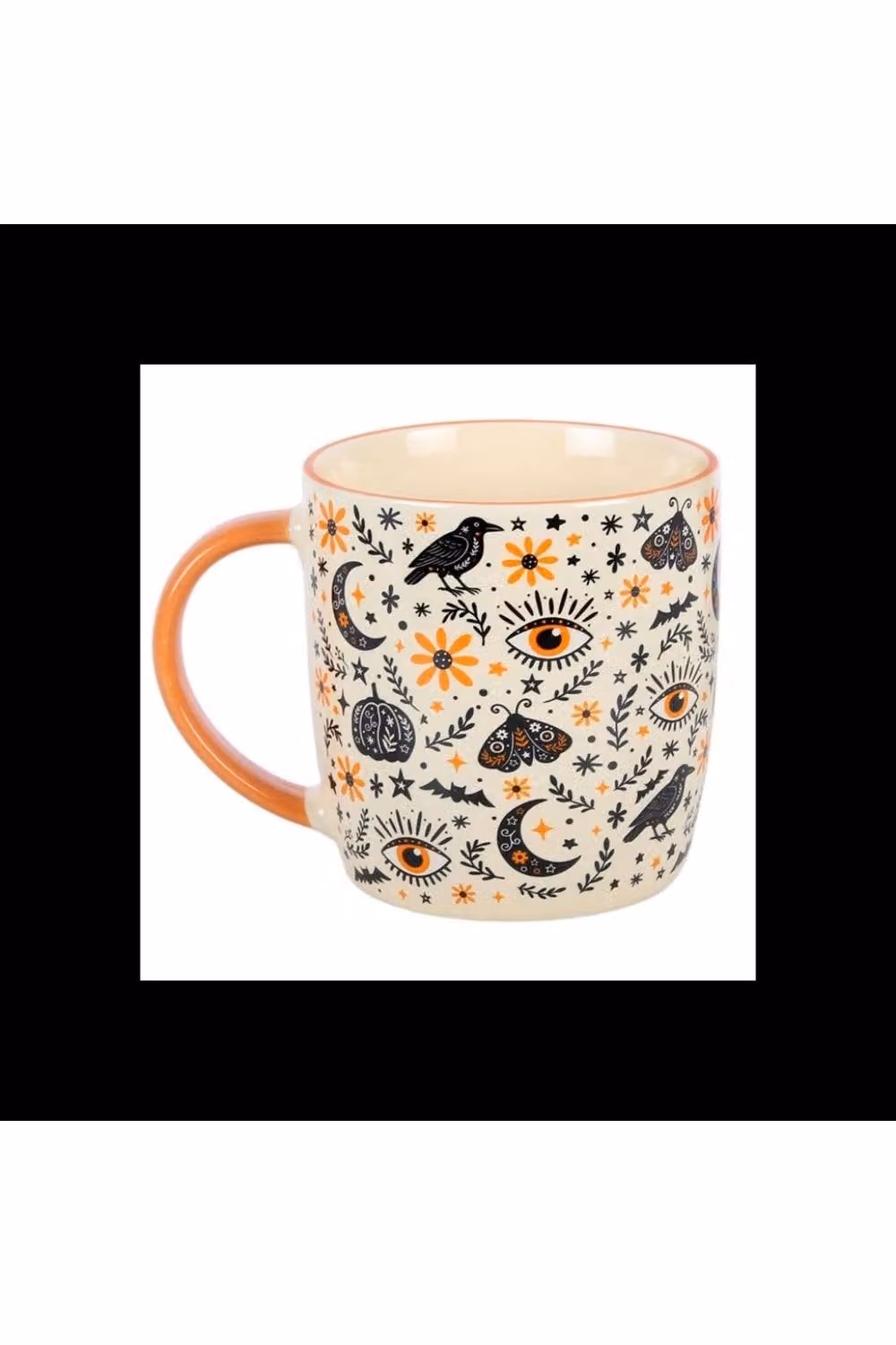 KDMD Frightful Folk Autumn Multicolour Ceramic Floral Mug – 2