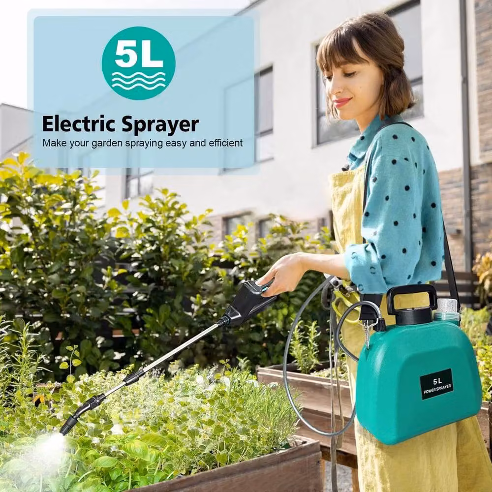 EONLION Battery Powered Electric Garden Sprayer, 5L, Green – 3