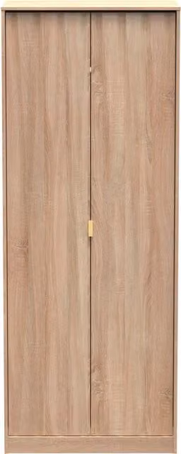 Ready Assembled 2 U Dallas 2 Door Wardrobe in Light Oak