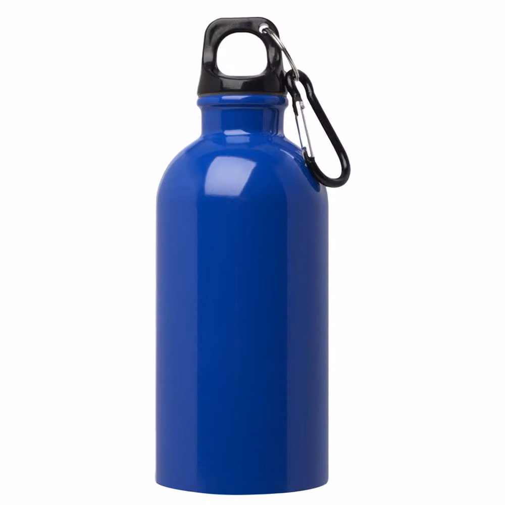 Floso Stainless Steel Single Wall 400ml Water Bottle in Blue – 3