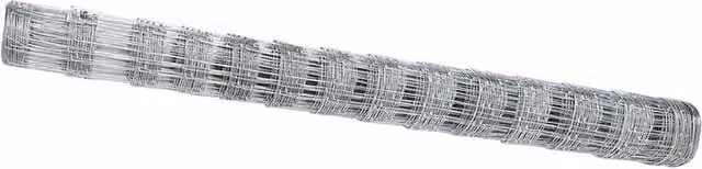 Berkfield Home Field Fence Galvanised Steel in Silver, H: 140 cm x L: 50 m – 1