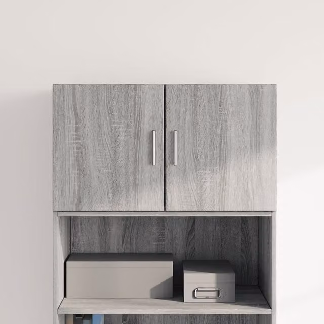 Berkfield Home Wall Mounted Cabinet in Grey Sonoma, W/D/H: 70 x 42.5 x 40 cm – 1