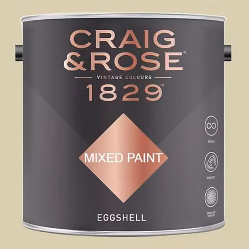 Craig & Rose 1829 Eggshell Paint Stop in Eau De Nil, 2.5l