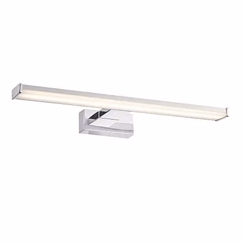 Netlighting Axis LED IP44 Bathroom Wall Bar Light in Grey and Chrome