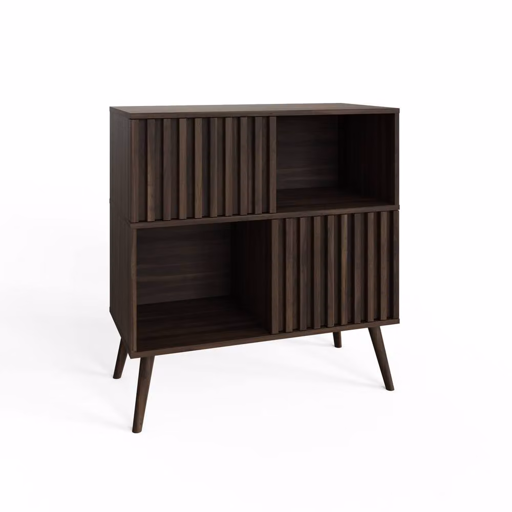 GFW Rowan Compact Sideboard in Walnut Brown – 2
