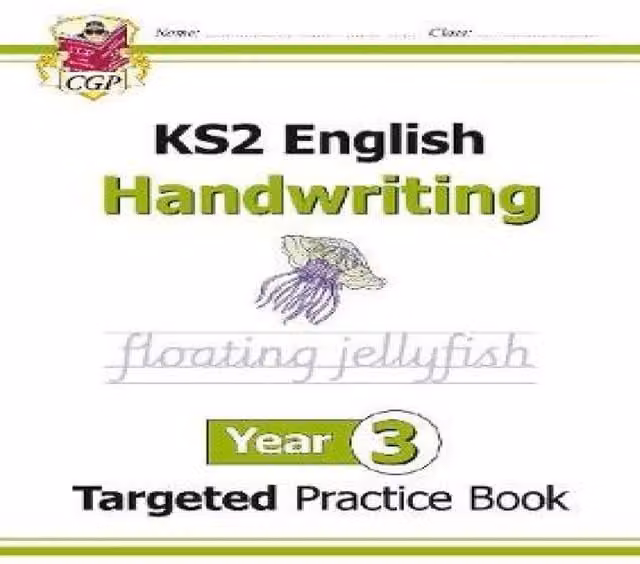 CGP Books KS2 English Year 3 Handwriting Targeted Practice Book, Multicolour Paperback