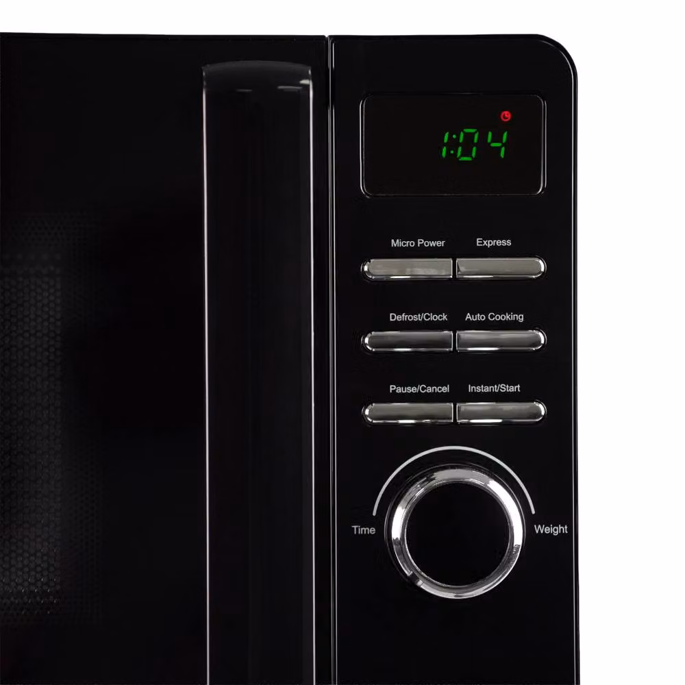 Willow 20L 800W Solo Digital Countertop Microwave - Black – 4