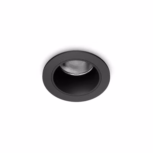 Netlighting Quark LED Recessed Downlight Black 3000K Warm White