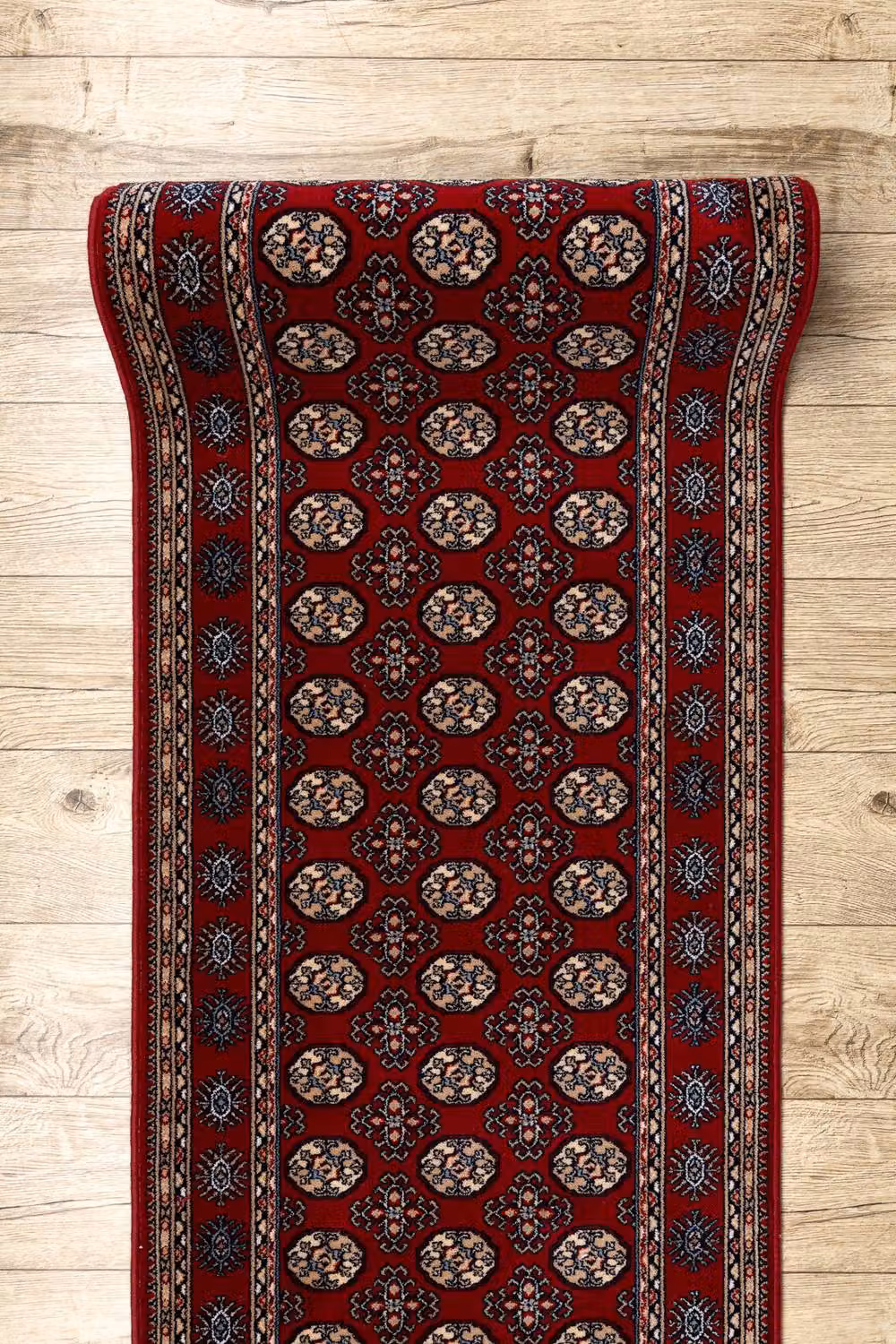 RugsX Red Wool Nain Square Oriental Boho Rug – 4