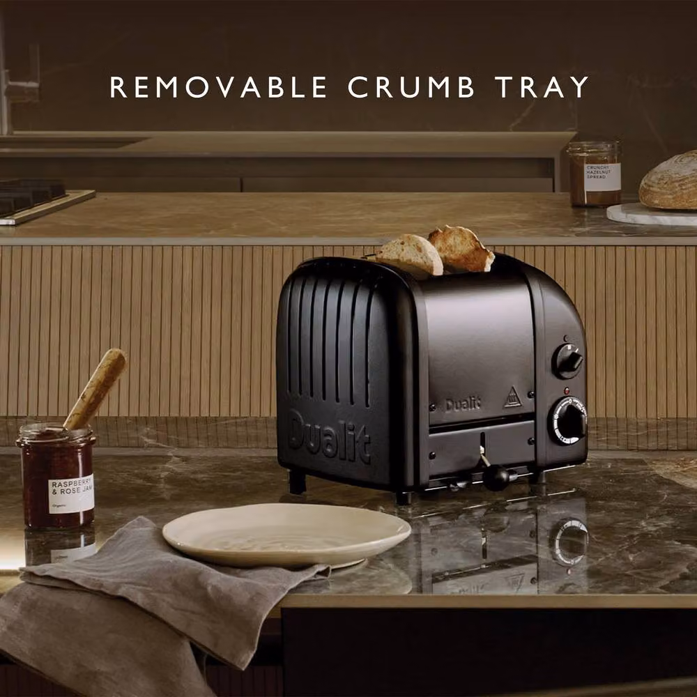 Dualit Stealth 2 Slot Toaster in Black with Timer – 3