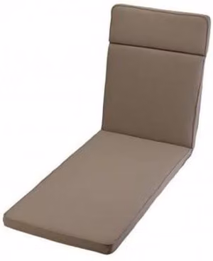 Glendale Garden & Leisure Ltd Stone Sunlounger Cushion in Sand and Beige