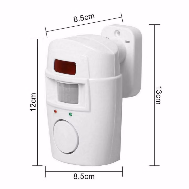 NESTLUNE Wireless Home Alarm Alert Security System in White