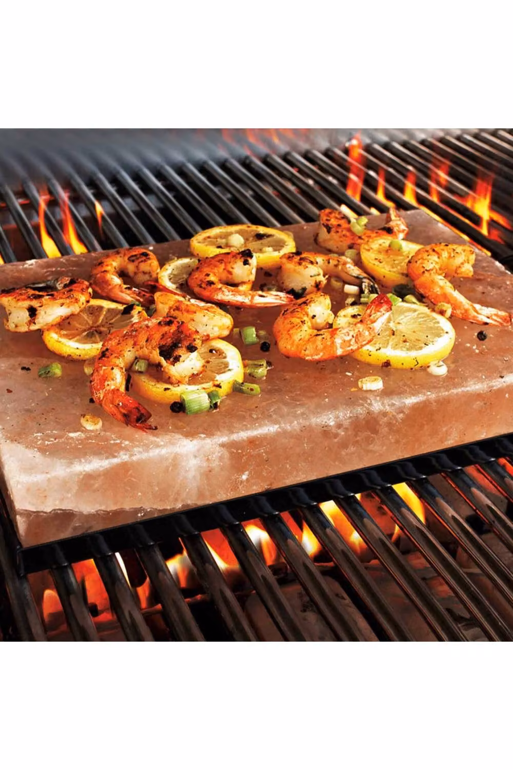 KDMD Himalayan Salt BBQ Cooking Plate, Orange, W: 30 cm, D: 20 cm, H: 5 cm – 3