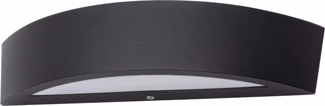 Litecraft Archie Modern LED Up and Down Outdoor Wall Light in Black