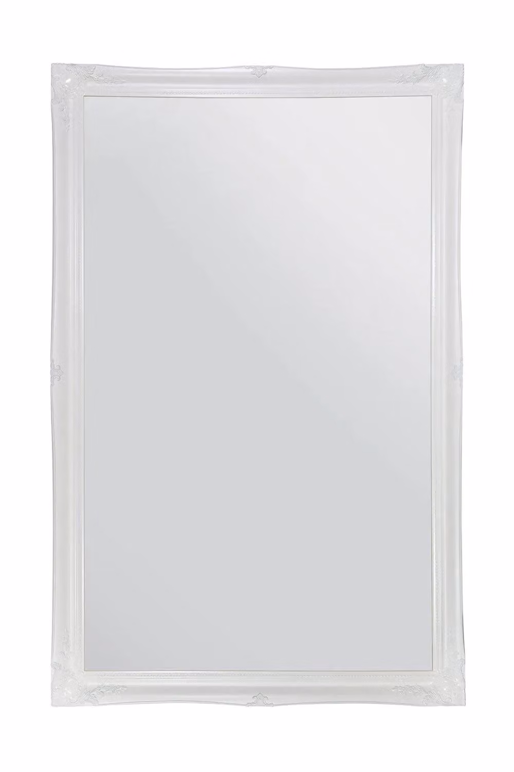 MirrorOutlet Hamilton White Shabby Chic Design Wall or Leaner Mirror H 167 cm x W 106 cm – 2