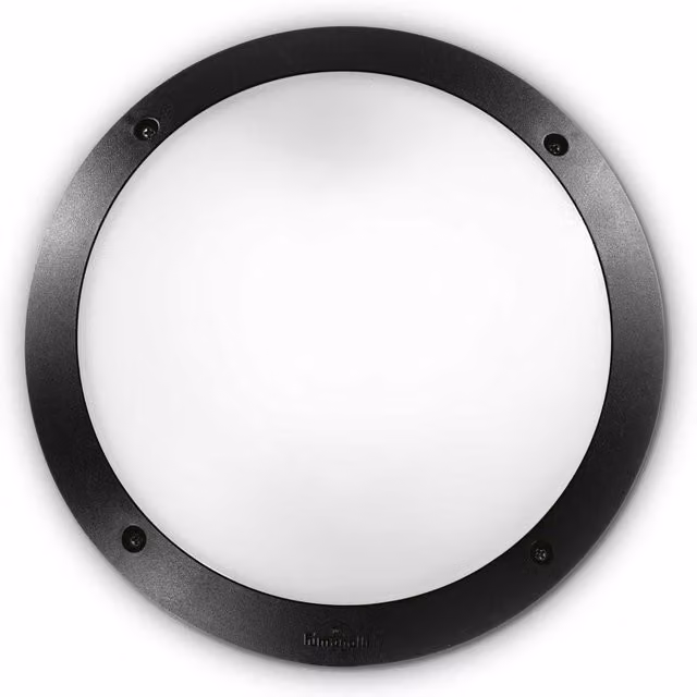 Netlighting Lucia Outdoor Flush Ceiling and Wall Light Black IP66 E27 – 4