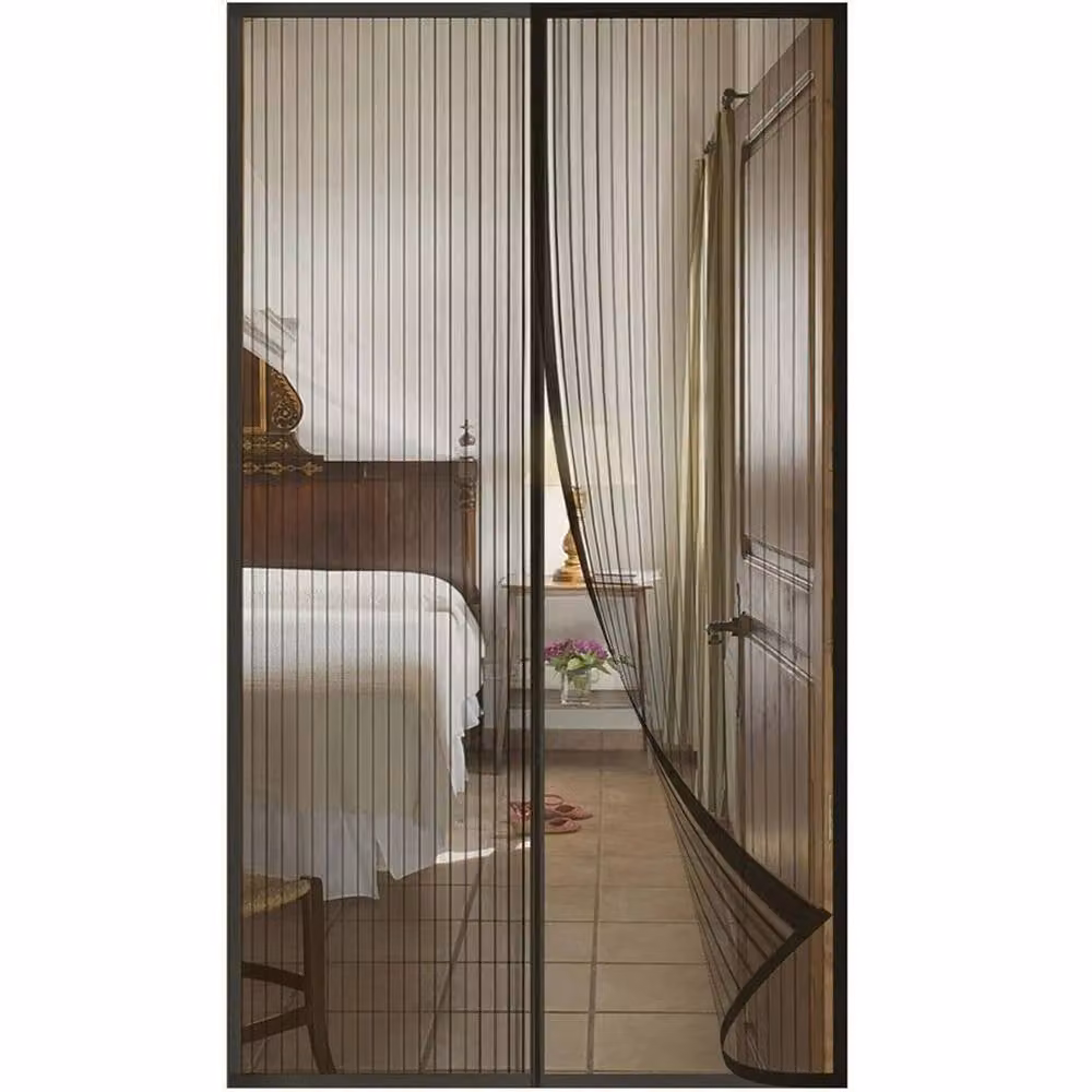 VOGREX Black Magnetic Mesh Mosquito Fly Screen Door Curtain – 3