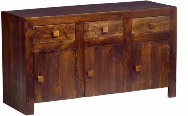 IH Design Duvid Mango Large Sideboard in Brown, W: 135.0 cm, H: 73.0 cm – 1