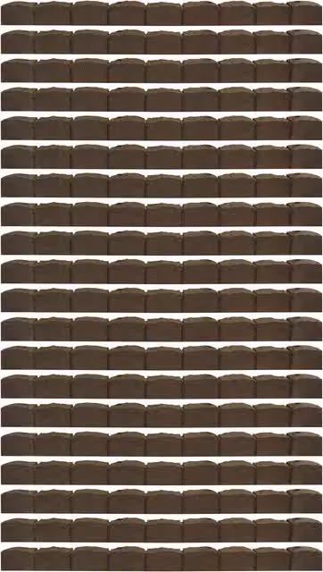 Garden Gear Brown Roman Stone Effect Eco-friendly Rubber Border Edging