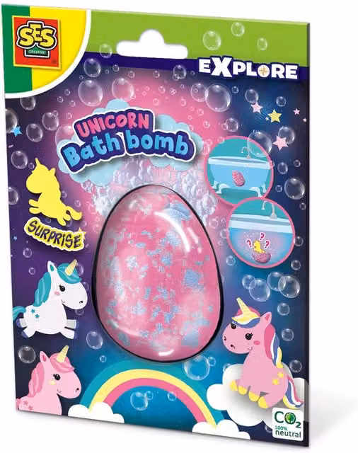 SES Unicorn Bath Bomb Surprise in Pink