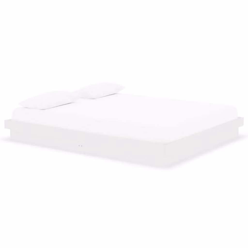 Berkfield Home White Solid Pine Wood Bed Frame, W: 160 cm, D: 200 cm – 2