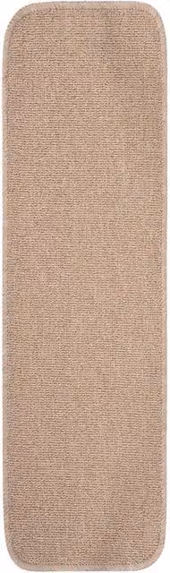 Berkfield Home Anti Slip Stair Mats, 15 Pack, Beige, Rectangular, W: 75 cm, D: 20 cm – 1