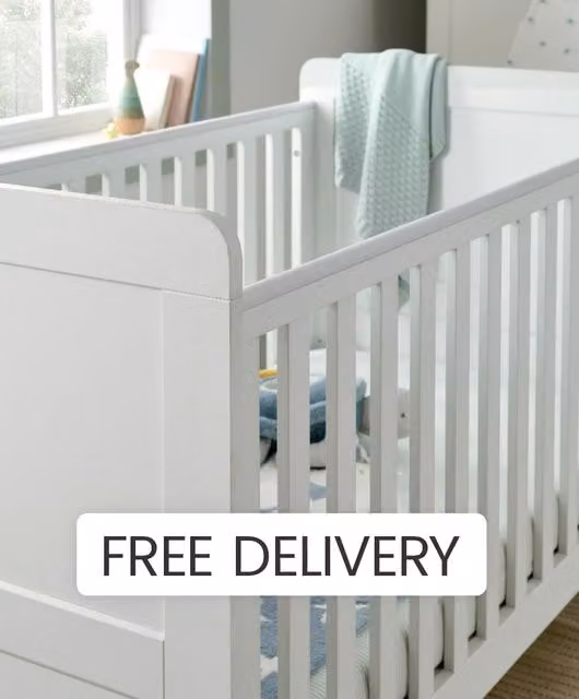 Mamas & Papas Hampden Convertible Cotbed in White