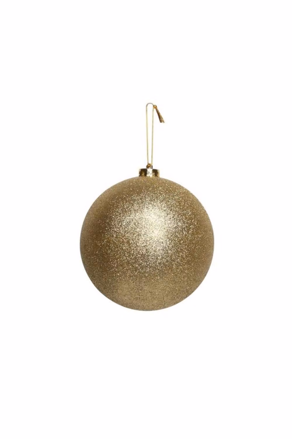 KDMD Gold Glitter Shatterproof Christmas Bauble, Diameter: 15 cm – 2