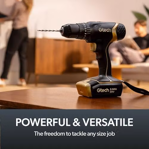 Gtech Rechargeable Combi Drill in Black and Gold – 5