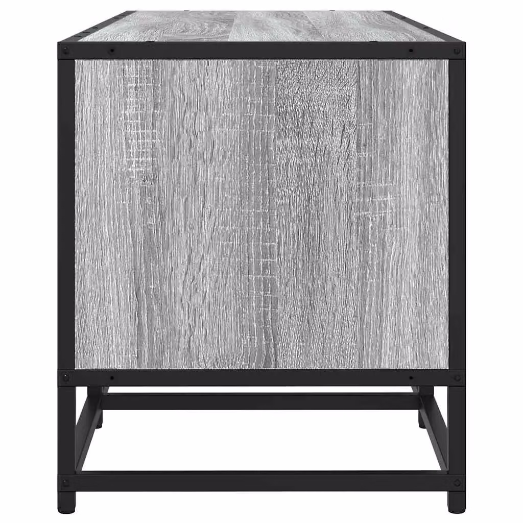 Berkfield Home Industrial TV Cabinet in Grey Sonoma, W/D/H: 120 x 41 x 35 cm – 4