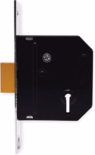 Yale Essentials 3 Lever Mortice Deadlock, 64 mm, Silver Chrome Finish – 1