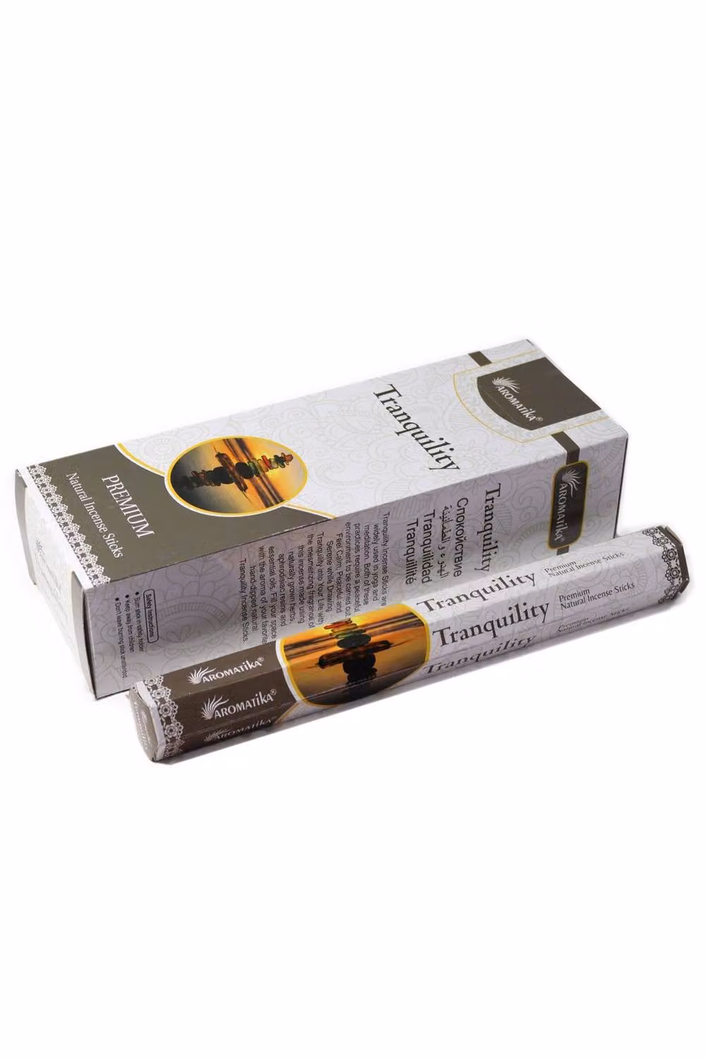 KDMD Aromatika Charcoal-Free Hexagonal Incense Sticks in Tranquility Scent, Brown – 2