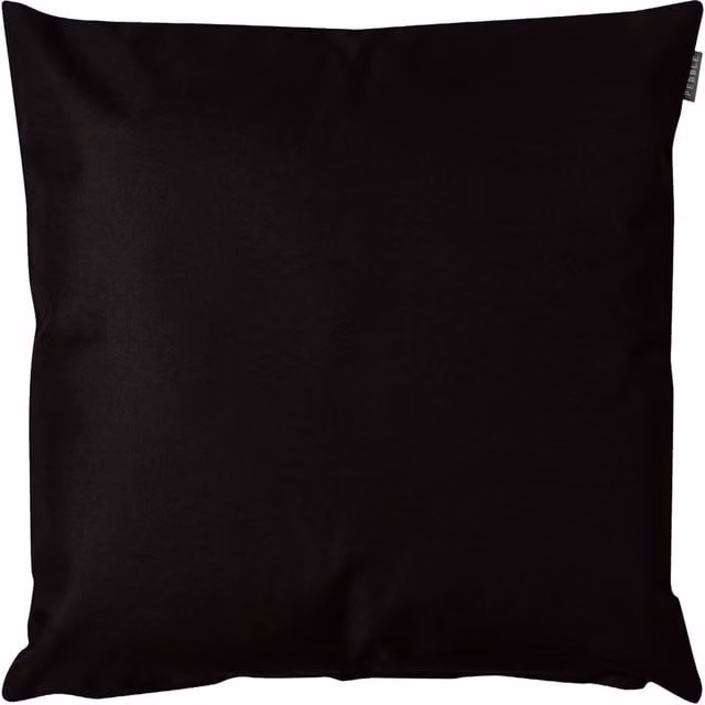 ICON Minimalist Square Indoor and Outdoor Cushion with Polyester Filling, Black