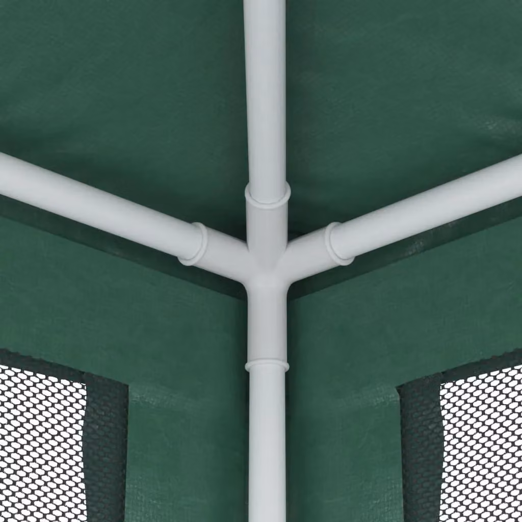 Berkfield Home Party Tent with 4 Mesh Sidewalls, Green, W: 300 cm, D: 300 cm – 3