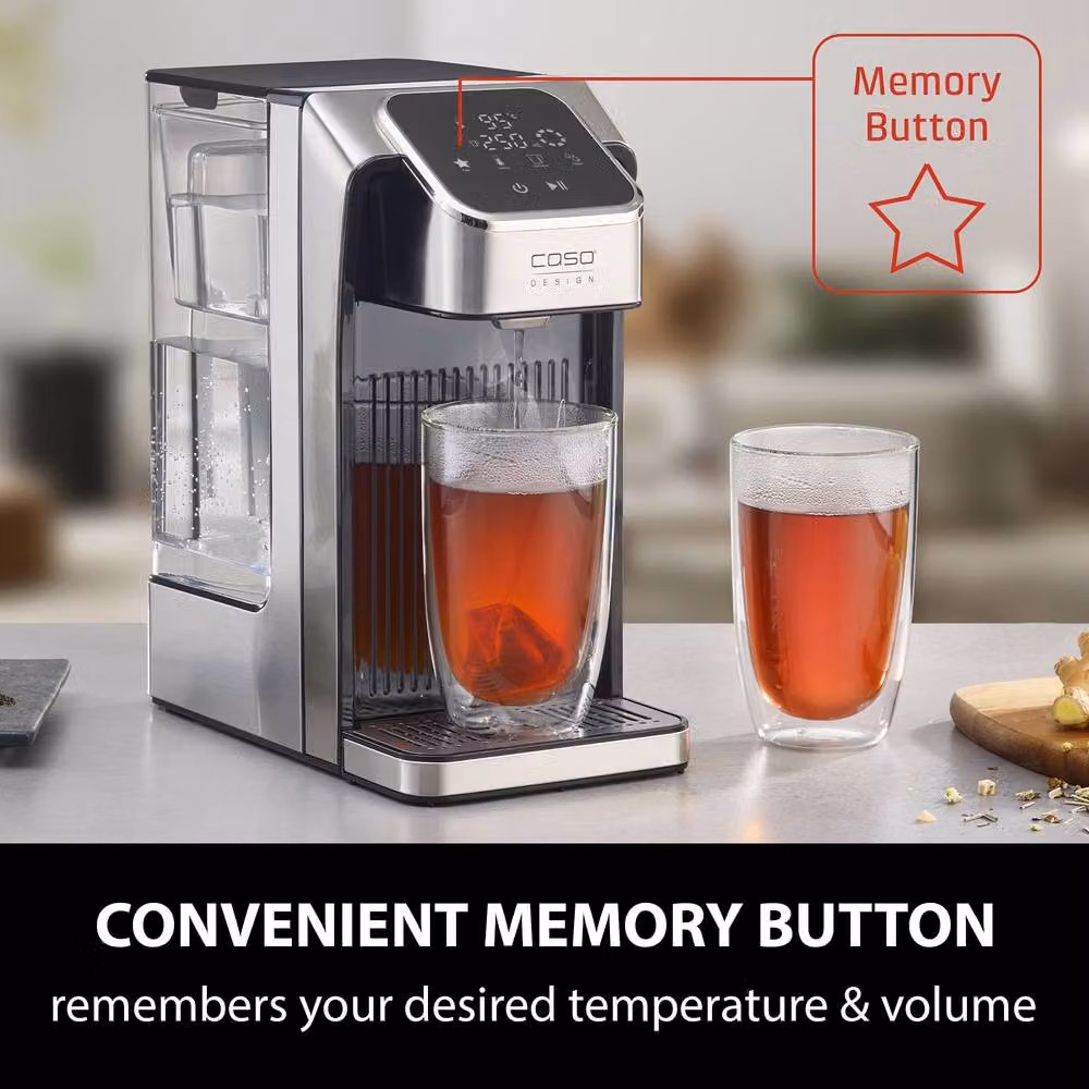 Caso Design HW 770 Advanced Hot Water Dispenser with Water Filter and Memory Function, 2.7 l, Black – 3