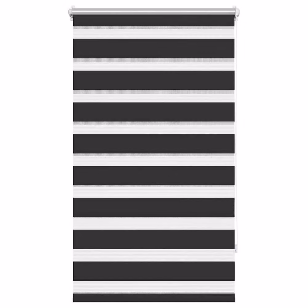 Berkfield Home Elegant Zebra Blind, Black and White, W: 90 cm, H: 150 cm – 3