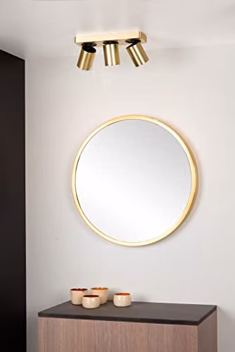 Lucide Nigel Dimmable LED Ceiling Spotlight Bar in Gold/Brass with GU10 Bulbs – 2