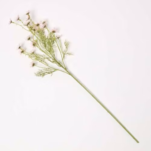 HOMESCAPES Artificial Pink Aster Flower Branch, 72 cm