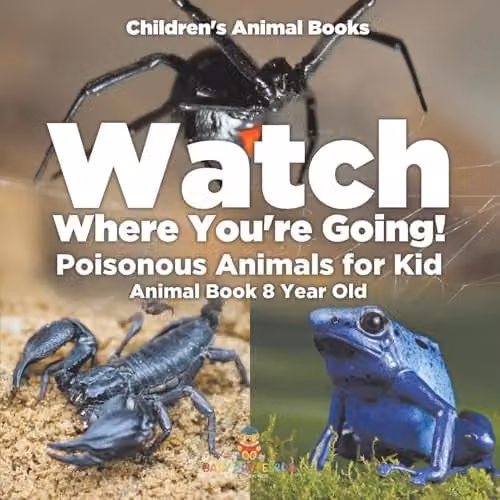 Baby Professor Poisonous Animals for Kids Multicolour Childrens Animal Book