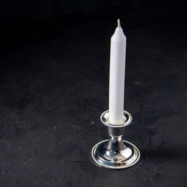 Price's White Wax Household Candles, Pack of 10