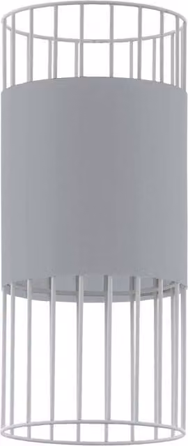 Eglo Norumbega Cylinder Ceiling Light Shade in White and Grey