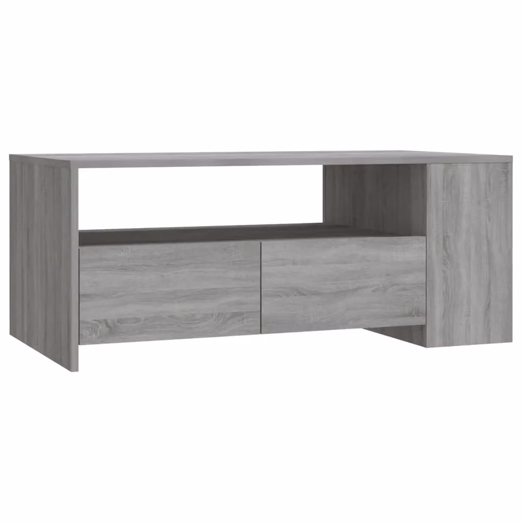 Berkfield Home Grey Sonoma Coffee Table, W/D/H: 102 x 55 x 42 cm – 2