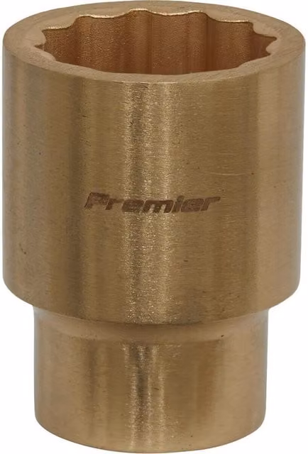 Loops 23mm Non-Sparking WallDrive Socket 1/2 inch Square Drive in Gold Beryllium Copper – 1