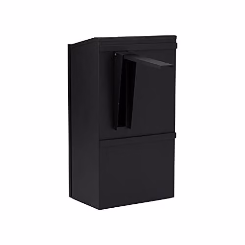 Burg-Wächter Steel Letterbox, Black