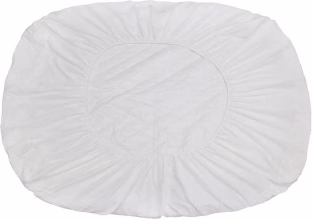 Havendro Waterproof Anti-allergic Quilted Mattress Protector Fitted Bed Cover, White, W/D/H: 140 x 190 cm