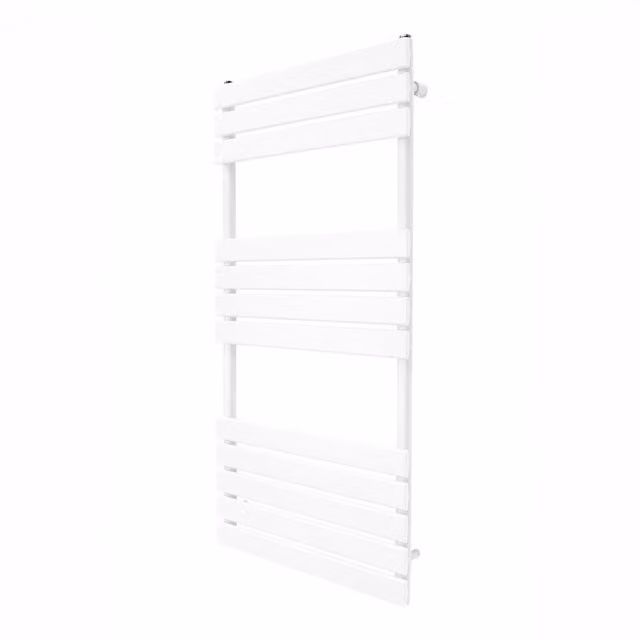 Monstershop White Steel Flat Panel Towel Radiator, Width: 60 cm