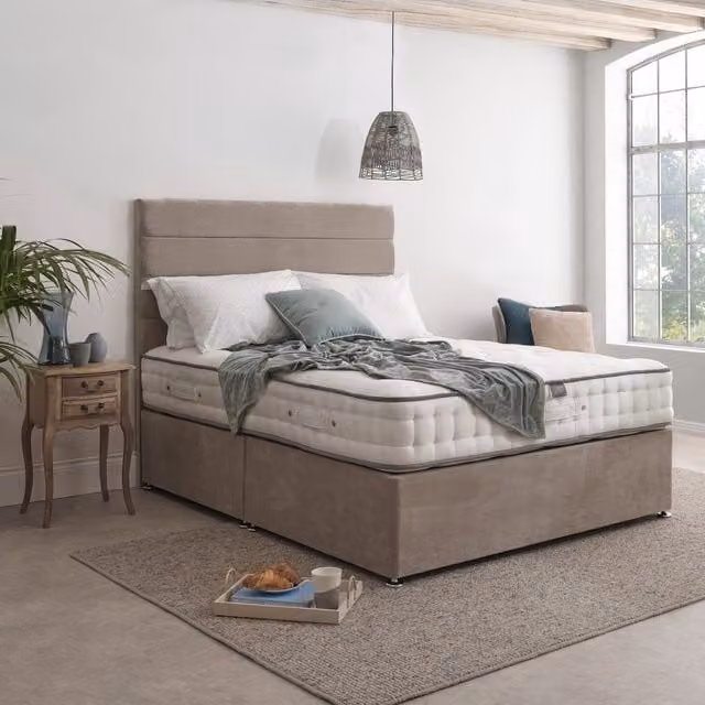 Hargreave & Flynn Ashbrook 1000 Pocket Mattress, White, Superking, W/D/H: 200 x 200 x 29 cm