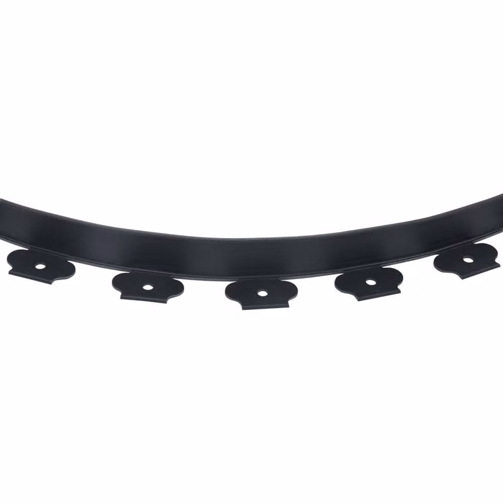 Berkfield Home Premium Flexible Lawn Edging in Black with 30 Pegs, 10 m Length – 3